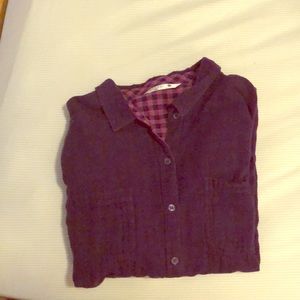 Purple and Plaid Button Down